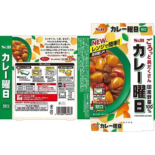 エスビー食品 カレ−曜日 甘口 230g×5個