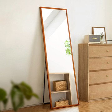 寬型松木框輕量防碎全身鏡(53x163cm) 單一規格