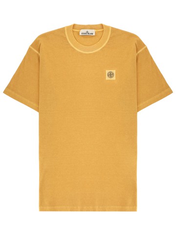 stone island t-shirt with logo patch