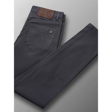 麥卡尊春夏薄款灰色休閑褲男韓版彈力修身小腳褲青年中腰棉男褲子