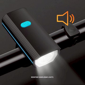 PCB 【鷹眼 前燈】250 流明 XPG LED 自行車 電子喇叭 USB 充電 頭燈 車燈 鈴鐺【CYGM-858】