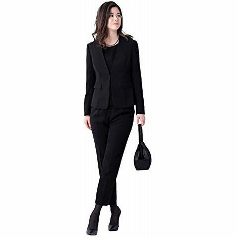 Lurco ブラックフォーマル レディース 喪服 洗える ウォッシャブル 大きいサイズ パンツスーツ Sl7256 2bps 通販 Lineポイント最大get Lineショッピング