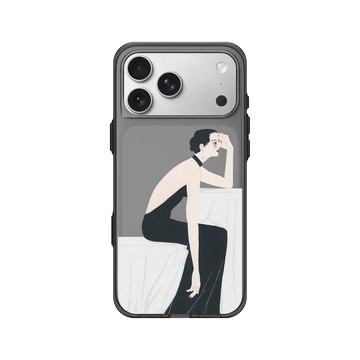 iPhone 17 Pro Max Clear (相機按鈕) 酷墨灰 - Konatsu Tani 谷小夏 - 凝視的形狀