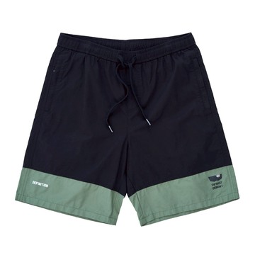 5th STREET｜男裝｜拚色運動短褲｜黑色