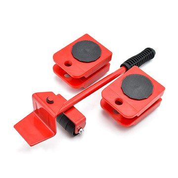 1z life 簡易型搬家滑輪組(紅色)/重物搬運神器/家具搬運器/傢俱移動器/搬家器