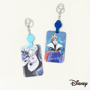 【R.FUN SHOP】手繪反派伸縮滑蓋證件套 壞皇后  紅心皇后 烏蘇拉