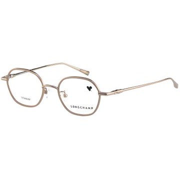 LONGCHAMP 純鈦 光學眼鏡(金配裸色)LO2534LBJ
