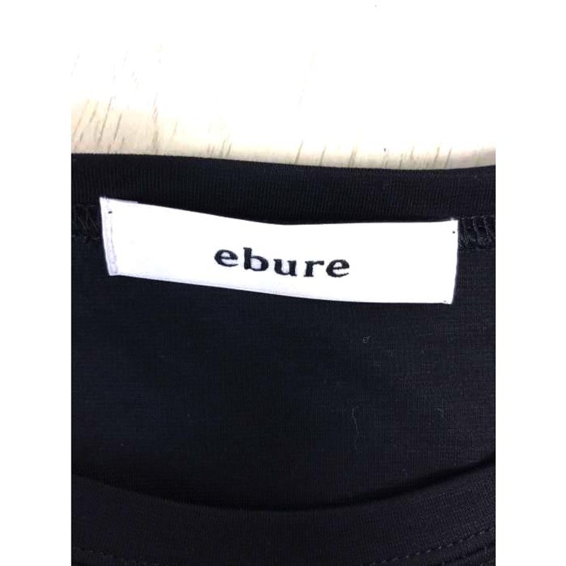 エブール ebure クルーネックTシャツレディース 38 日本サイズ：M-L