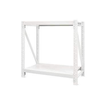 [佳格倉儲]輕型工作桌 | 深50x寬80x高80 cm (共2層) 白 | DIY組裝商品