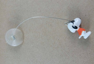 【震撼精品百貨】史奴比Peanuts Snoopy  彈簧擺飾 戴墨鏡 震撼日式精品百貨