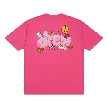 Drew House Doodle Joy T-shirt 'Hot Pink'