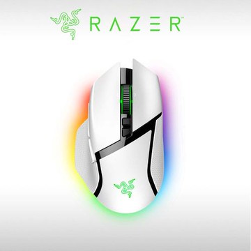 RAZER 雷蛇 BASILISK V3 PRO-White 巴塞利斯蛇 V3 PRO-白 無線電競滑鼠 藍牙
