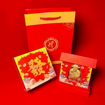 璽朵珠寶 [ 財神爺 招財 黃金 足金 吊飾 禮盒組 擺件 ] 限時特惠 招財禮盒 招財擺件 財神擺件 招財 轉運 開運