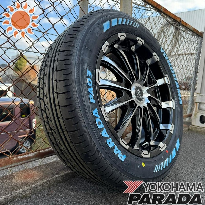 ヨコハマ PARADA ハイエースホイールタイヤ139.7 215/60R17C PARADA 215/60R17C YOKOHAMA PA03 200系 ハイエース レジアス