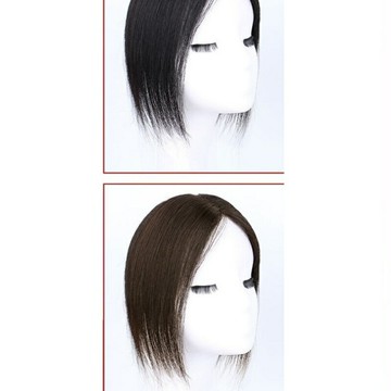 現貨+預購 女真髮髮片補髮塊透氣假髮片輕量假髮免打理隱形增髮量假髮接髮-頭頂補髮2色74jg10【獨家進口】【米蘭精品】