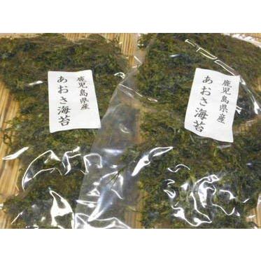 鹿児島県産　乾燥あおさのり　８０ｇ（４０ｇ×２）　国内産あおさ海苔 　便利なチャック袋入り