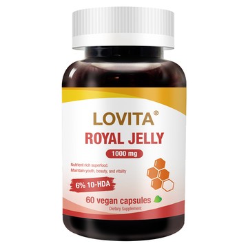 LOVITA 蜂王漿1000mg (60顆/瓶) (即期良品 效期2027.03止)