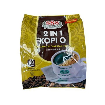 【888】二合一咖啡烏Kopi O (20入/袋)