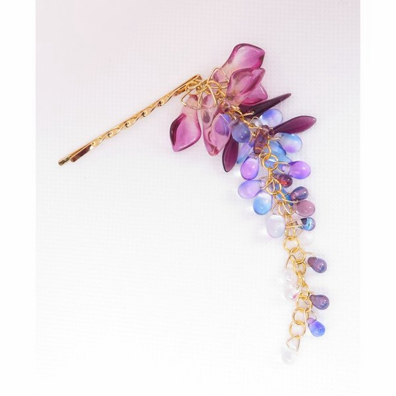 藤の香り 花ピン 髪飾り 長房紫 ヘアピン ウェディング 綺麗 可愛い 入園式 入学式 卒業式 七五三 成人式 着物 浴衣 ヘアアクセサリー バレット 通販 Lineポイント最大0 5 Get Lineショッピング