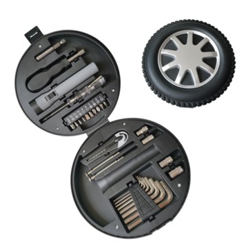 HILDA 輪胎造型工具組套創意禮品29pcs輪胎形家用五金工具套裝