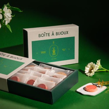 【珠寶盒法式點心坊】加列德酥餅禮盒x1盒-附提袋 (過年送禮/禮盒/巧克力)