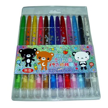 【文具通】三隻小熊12cPVC套裝旋轉蠟筆2300965 A1120347【APP滿額下單10%點數(單一帳號最高5000點)】1/31止