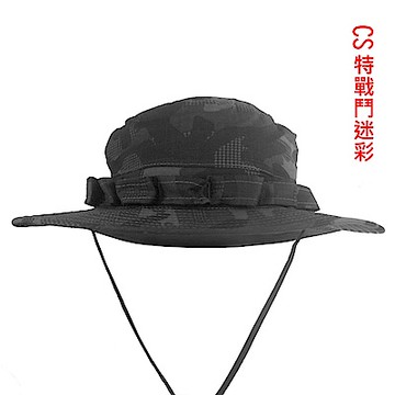 山行Mountain Trip 圓頂特戰迷彩帽MC-247(附國旗徽章)厚實挺拔迷彩竹節布