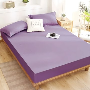 3M防水透氣床包式保潔墊  單人3.5尺 107 x 188cm  淺紫