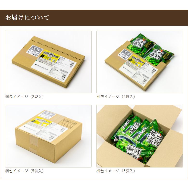 新潟県産 冷凍茶豆 5袋入り 株式会社セイヒョー 送料無料