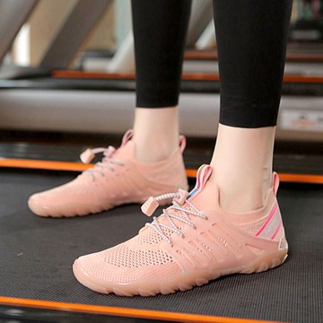 室內運動鞋跑步機專用跳操健身鞋夏季休閑鞋女透氣跳繩訓練鞋防滑