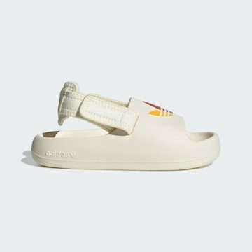 adidas Adidas Adifom Adilette C [JP5525] 中童 運動休閒涼鞋 魔鬼氈 可拆式 舒適 米白