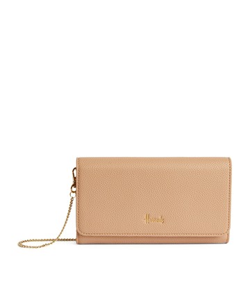 Harrods Croc-Embossed Oxford Chain Wallet