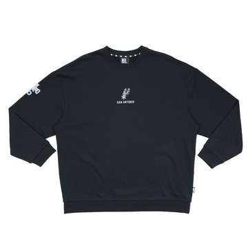 NBA 胸前隊徽 長袖上衣 大學T 馬刺隊 3555100820