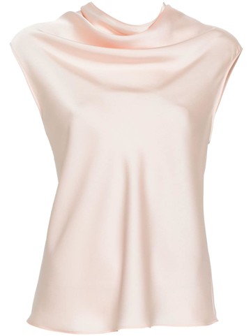 Philosophy Di Lorenzo Serafini - satin sleevelee top - women - Polyester - 46 - Pink