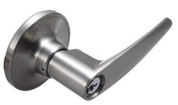 加安水平鎖LHX207-60mm 自動解閂、LHX207BV(加厚) 板手鎖 水平把手鎖 不鏽鋼磨紗銀 辦公室 臥室 房門鎖 上千五金