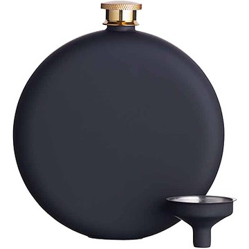 《KitchenCraft》漏斗+霧面隨行酒瓶-350ml-- 隨身酒瓶 攜帶酒壺