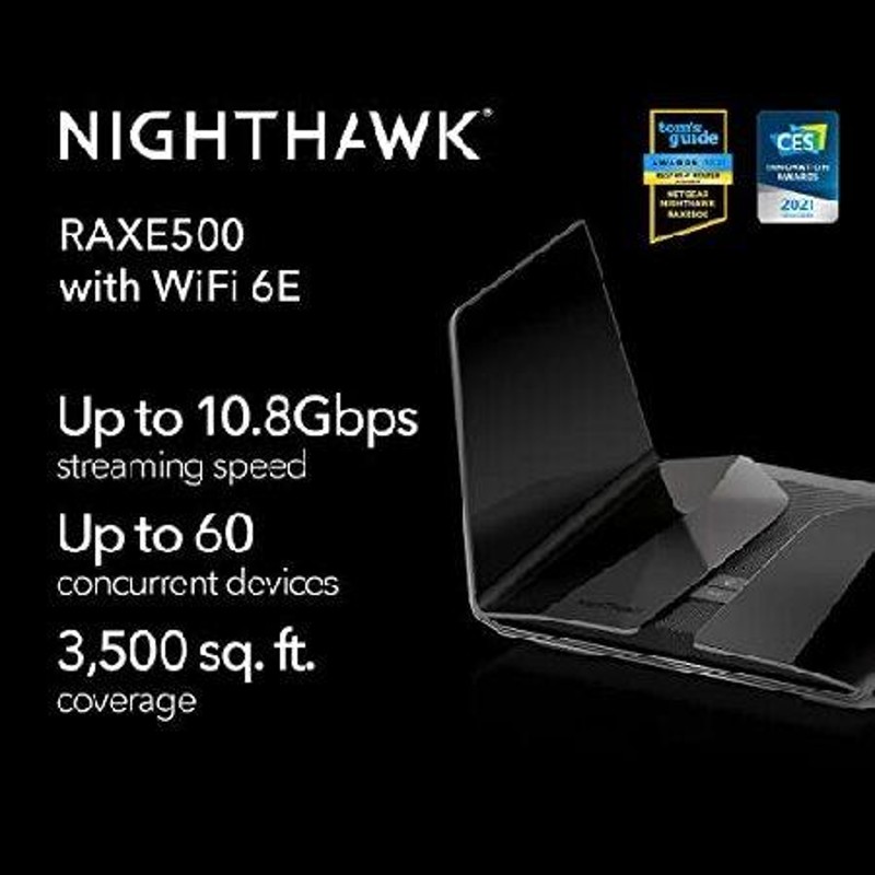 NETGEAR Nighthawk 12-Stream WiFi 6E Router (RAXE500) | AXE11000