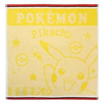 PoKeMoN 寶可夢 方巾 35 x 34cm  皮卡丘  1條