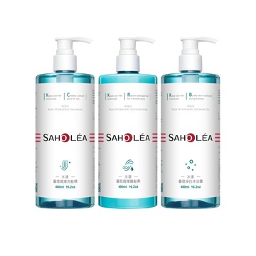 SAHOLEA 水漾薔薇 洗髮精/沐浴露/護髮素/身體乳480ml x3入(多款任選)