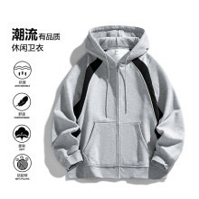 情侶裝機車服開衫衛衣一體加絨衛衣