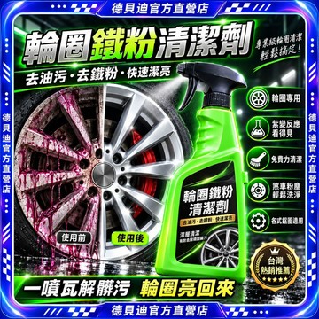 🚀桃園出貨🚀 汽車輪圈清潔劑鋁圈鋼圈強力去汙鐵粉去除劑除鏽去氧化輪胎油汙煞車粉塵清洗輪框翻新頑固髒汙洗車美容保養專用清潔