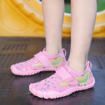 室內兒童跳繩鞋男女專用攀巖鞋軟底跑步鞋減震訓練鞋小學生運動鞋