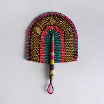 Bolga 扇 Mix colour bolga fan