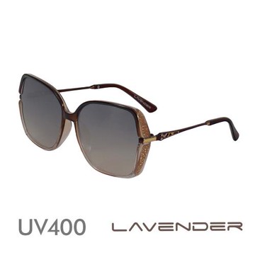 Lavender偏光片太陽眼鏡 晶鑽系列 5568琥光棕