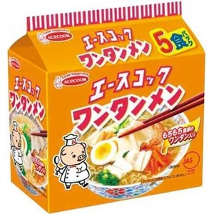 エースコック ワンタンメン 5食パック