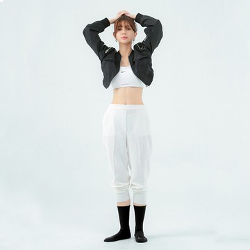 【FOOTER】極簡素色主義者襪-黑(女襪/M)