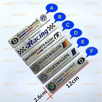 VW ABT GTI 福斯 改裝 鋁合金 尾標 側標 葉子板 車貼 貼標 Golf Turbo Polo Tiguan