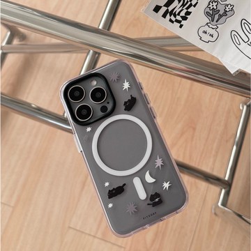 【FITZORY】塗鴉黑貓系列 - Starry | iPhone