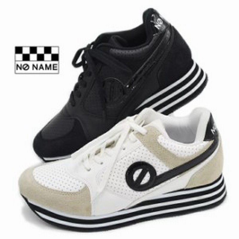No Name ノーネーム 厚底 スニーカー Parko パンチング スニーカー 本革 美脚 脚長 ヒールスニーカー レディース 靴 ブラック ホワ 通販 Lineポイント最大1 0 Get Lineショッピング