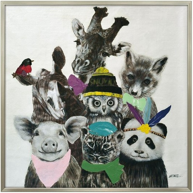 アートパネル モダン 北欧 おしゃれ かわいい アートフレーム 動物 アニマル パンダ キリン きりん 額入り 壁掛け 油絵 手描き アート 大型アート 絵画 絵 ハン 通販 Lineポイント最大get Lineショッピング